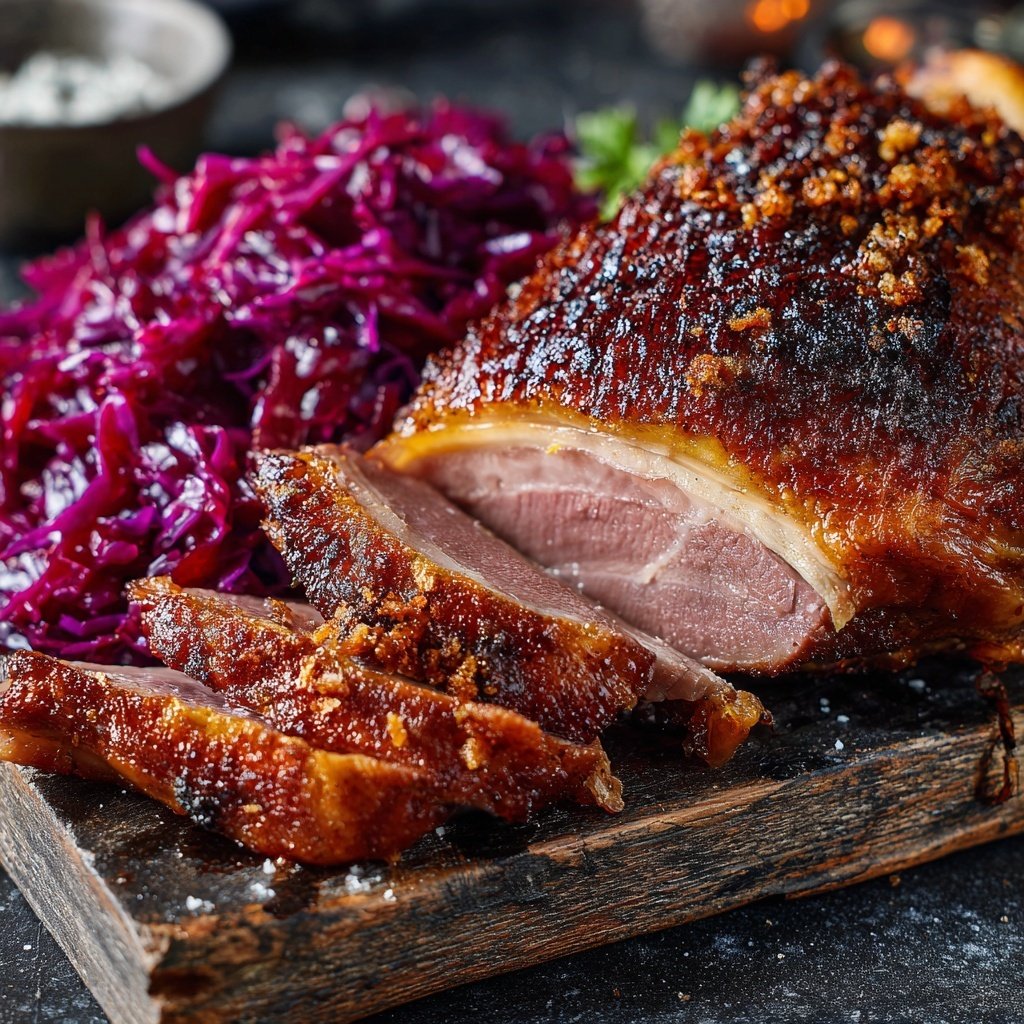 Saisonal & Festlich Weihnachtsgans mit Rotkohl