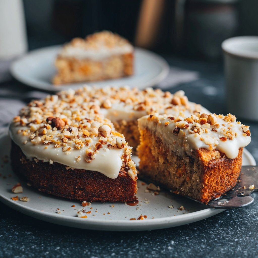 Karottenkuchen Mit Haselnüssen