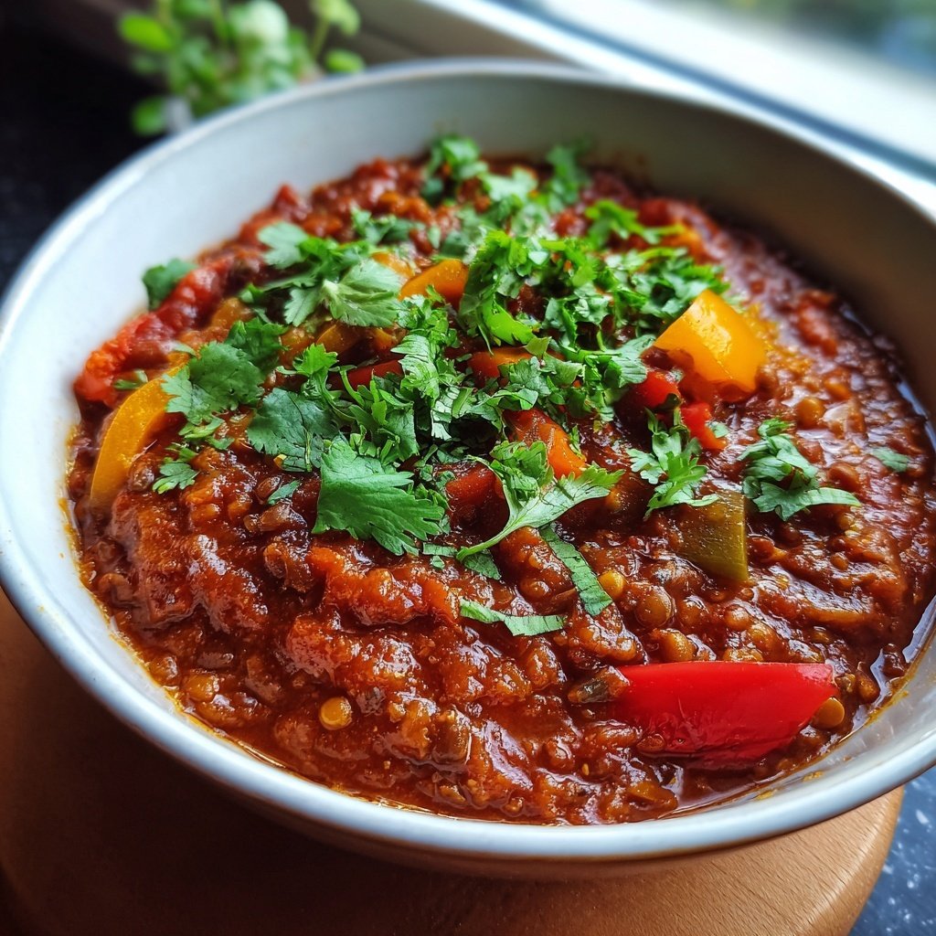 Chili sin Carne mit Linsen