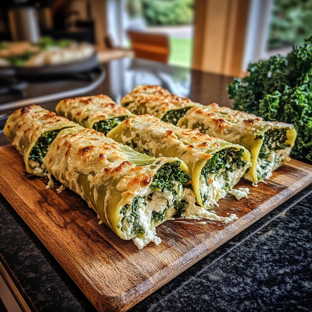 Schnelle & leckere Grünkohl Cannelloni