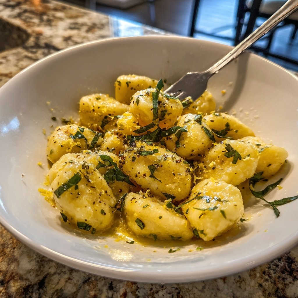 Gnocchi mit Zitronenöl