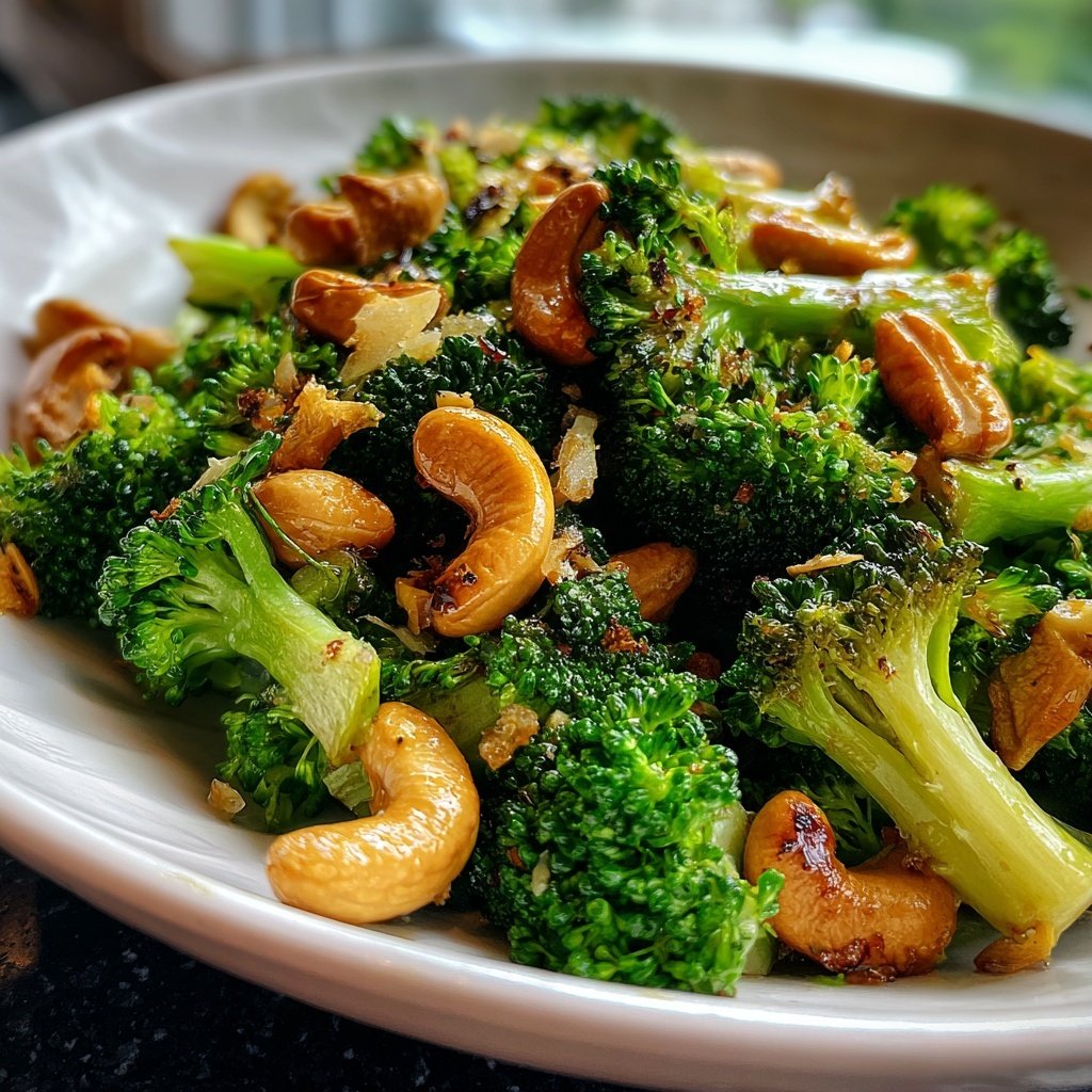 Brokkoli Wok Mit Cashews