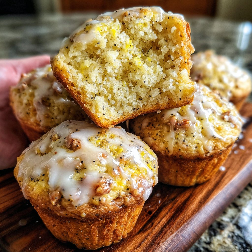 Muffins mit Zitrone und Mohn