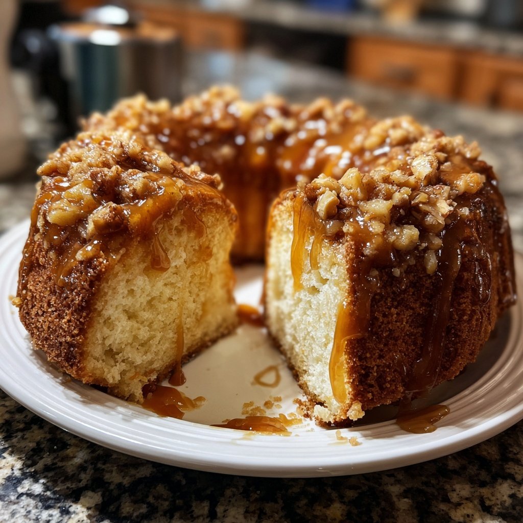 Bananenkuchen mit Nusskruste