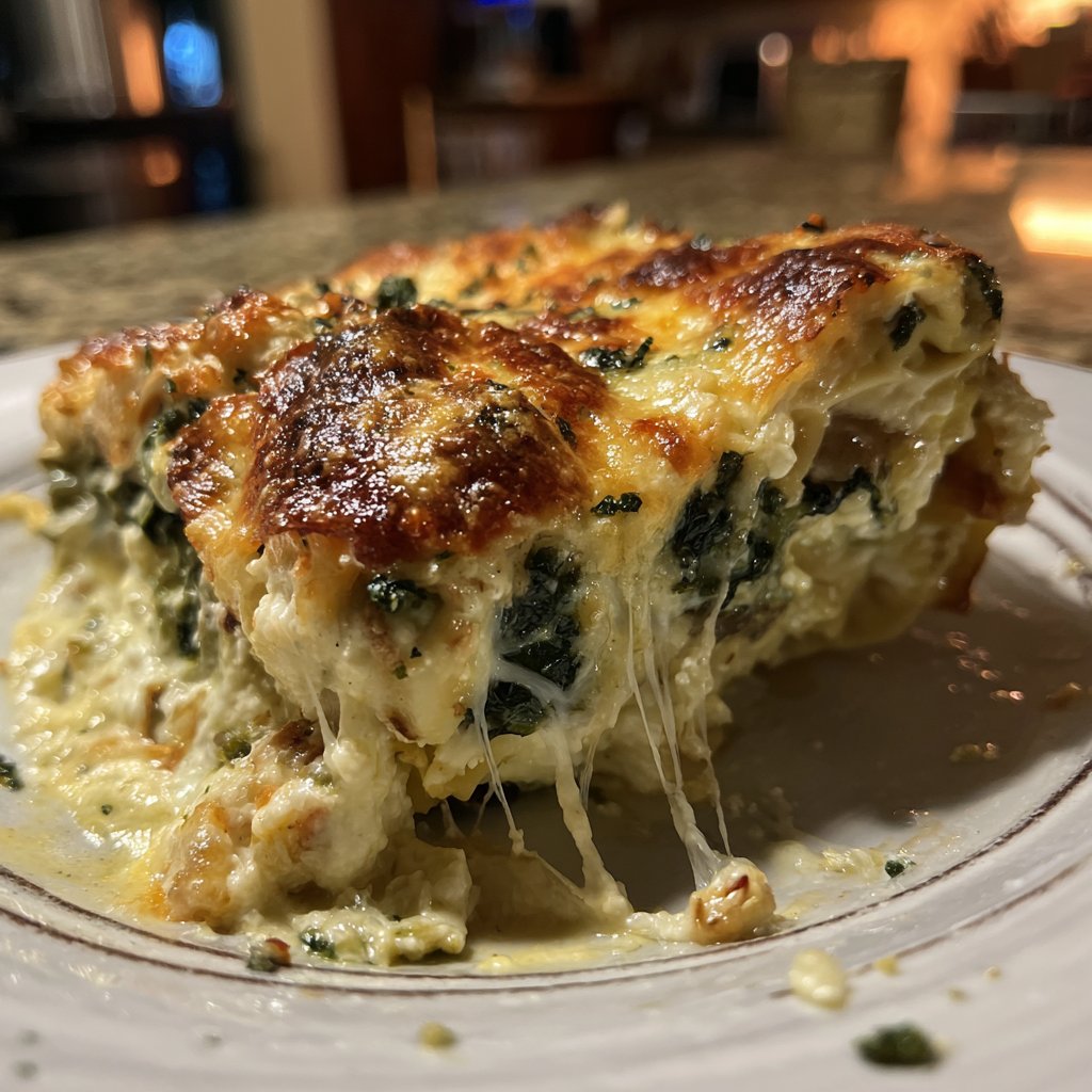 Lasagne mit Spinat und Ricotta