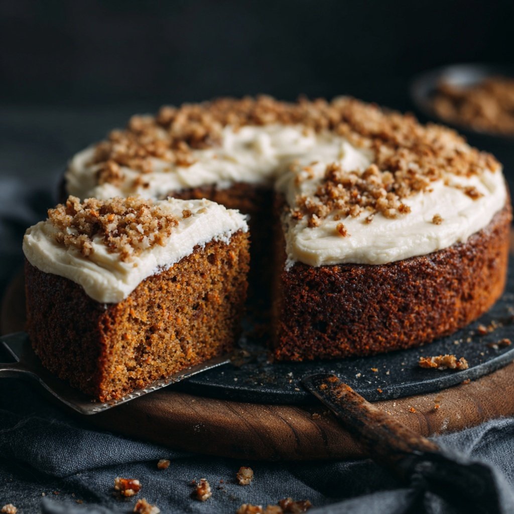Karottenkuchen Mit Mandel Mehl