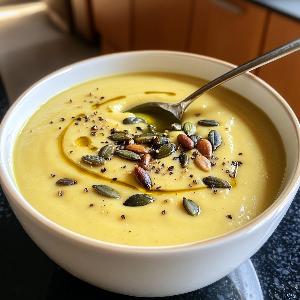 Kürbissuppe einfache Küche