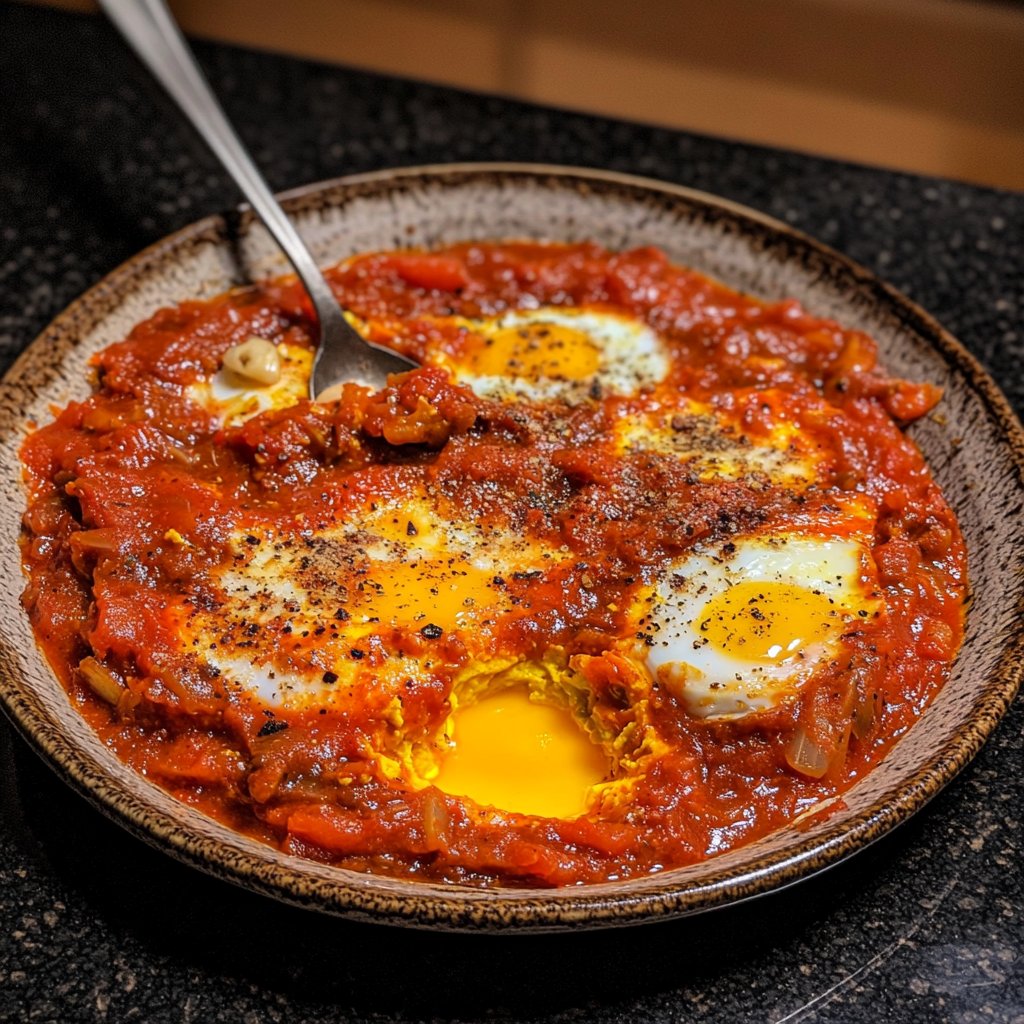 Shakshuka mit Knoblauch