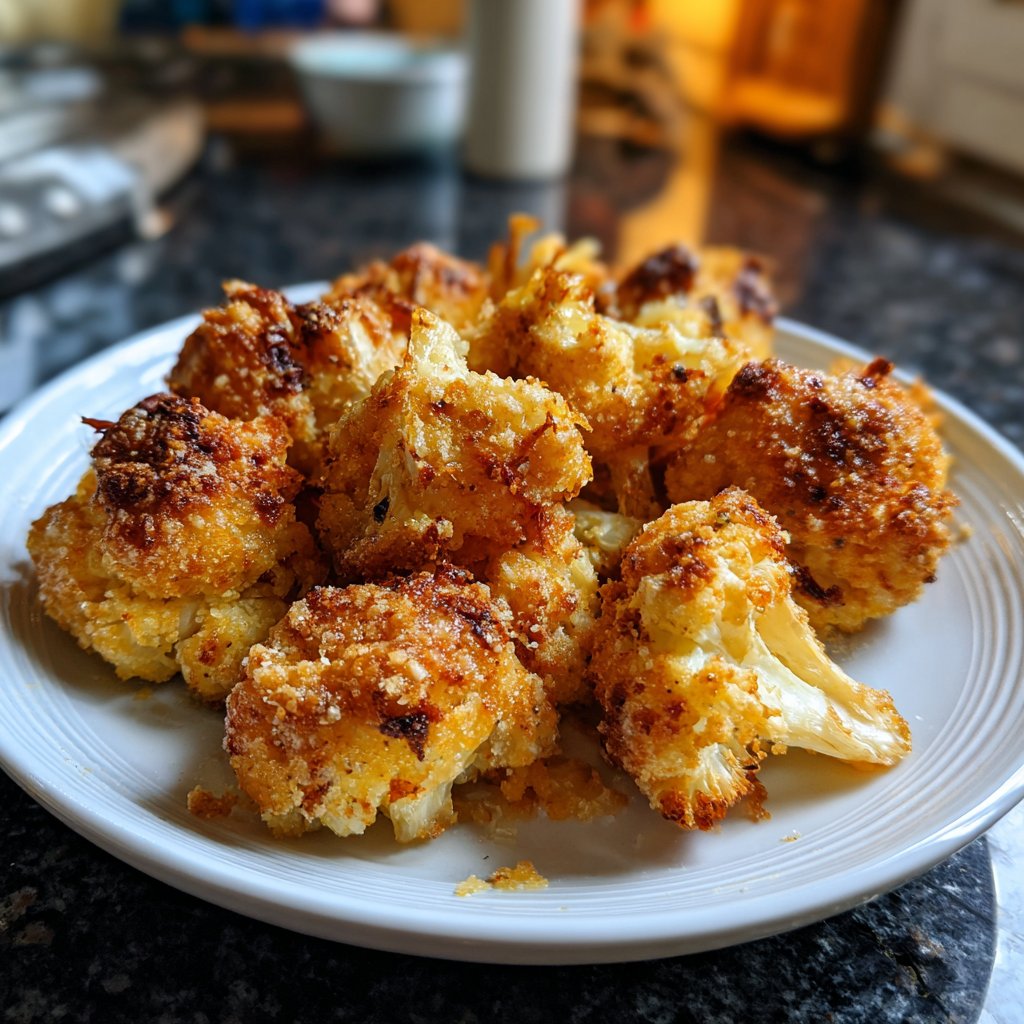 Blumenkohl paniert aus dem Ofen